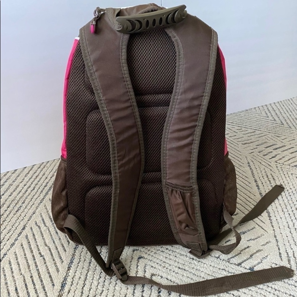 Eastport Backpack Brown Pink OS - Picture 9 of 13